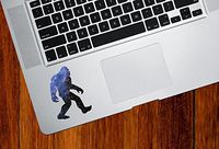 Yadda-Yadda Design Co. Cosmic Sasquatch - Star Squatch - Galaxy - Vinyl Decal for Trackpads | Tablets | Indoor Use - Copyright (2.5" w x 2.75" h) (Small, Cosmic)