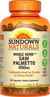 Sundown Saw Palmetto, 450 mg, 250 Capsules (Pack of 2)