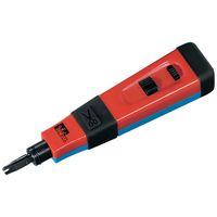 1 - Punchmaster(TM) Punch Down Tool with 110 & 66 Blade, Impact punch down tool with 110 & 66 full blades, Cushion grip, 35-485