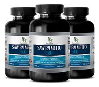 Immune Support - Saw Palmetto Advanced Formula 500MG - Saw Palmetto Supplement for Prostate Health - 3 Bottles (300 Capsules)