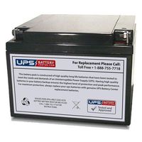 WP26-12 12 Volt 28 Ah SLA Replacement Battery w/NB Terminal