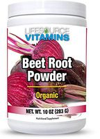 LifeSource Vitamins Beet Root Powder - Organic 10oz - 40 Servings - US California Beets - Non-GMO - Free Priority Shipping