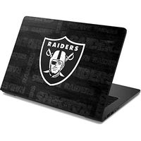 Skinit Decal Laptop Skin for Chromebook 13 - Officially Licensed NFL Oakland Raiders Black & White Design