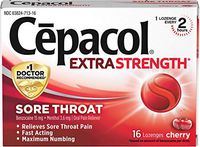 Cepacol Maximum Strength Throat Drop Lozenges, Cherry, 16 ea