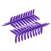 BangBang 10 Pairs Kingkong 5040 5x4x3 3-Blade Single Color CW CCW Propellers for FPV Racer (10 Pairs: Color Purple)