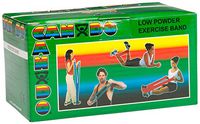 FEI 10-5213 Can-Do Low Powder Exercise Band, 6 yd. Roll, Medium, Green