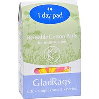 2Pack! Gladrags Color Cotton Day Pad - 1 Pack