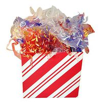 Luxury Soft Shredded Organza, High Quality Favor Boxes and Baskets Filler, Alternative Way for Crinkle Paper (Holiday Mixed)