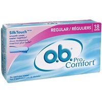 Ob Pro Comfort Regular Digital Tampon - 18 per Pack - 24 Packs per case.