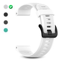 CharmingElf Compatible with Garmin Fenix 5 Band 22mm Width Wacth Straps for Fenix 5/Fenix 5 Plus/Fenix 6/Fenix 6 Pro/Forerunner 935/Forerunner 945/Quatix 5/Approach S60 (1PCS White)
