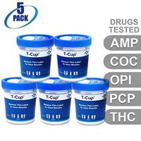 MiCare [5pk] - 5 Panel Multi Drug Test Cup (AMP/COC/OPI/PCP/THC) #MI-TDOA-154