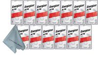 Energizer A76 LR44 1.55V Button Cell Alkaline Batteries (Individually Packaged Each with Retail Hanging Tab) x 13