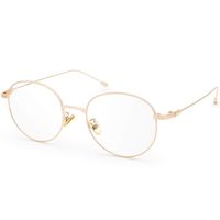 Livho Blue Light Blocking Glasses Anti Glare UV Filter Retro Round Ultra Lightweight Computer Gaming Glasses (Rose Gold Frame,Transparent lens)