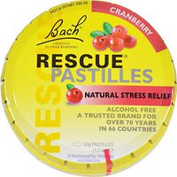 Bach Rescue Remedy Pastilles - Cranberry - 50 grm - Case of 12