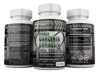 Power Garcinia Cambogia 100% Pure | Optimum Strength | 500 mg 60 ct Veggie Capsules | 60% HCA