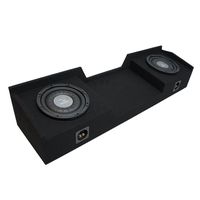 Compatible with 1999-2006 Chevy Silverado Ext Cab Truck Harmony F104 Dual 10" Sub Box Enclosure