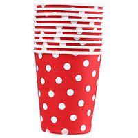Da.Wa Paper Cups Disposable Milk Cups Coffee Drink Paper Cups Wedding Party Supplies (10 Count)