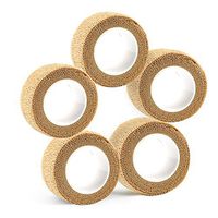 5PCS 2.5cm × 5m Self Adherent Cohesive Wrap Bandages Medical Health Care Treatment Gauze for Wrist Stretch Athletic Tape