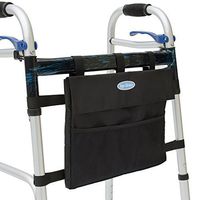 Top Glides Universal 6-Pocket Walker Bag/Tote/Pouch - Black