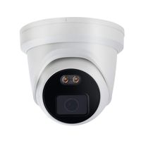 4MP Full-color Night Vision POE IP Camera Turret, OEM ColorVu DS-2CD2347G1-L(U) 4mm Lens, Built-in Audio, MicroSD Recording, IP66 Outdoor Network Surveillance Security Camera Compatible with Hikvision