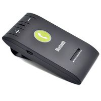 Auto Wayfeng WF Hands Free 6E Headset Bluetooth Speaker for Smartphones Multipoint Wireless Sun Visor Handsfree Bluetooth Car Kit Speakerphone, Black