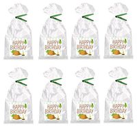 Camping Forest Happy Birthday Party Favor Bags with Ties - 12pack
