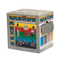 CanDo Exercise Band, Silver, 25 Yard Dispenser