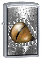 Zippo Lighter: Open Dragon Eye - Street Chrome 77109