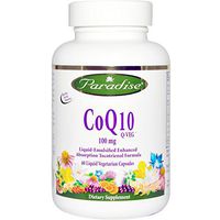 Paradise Herbs, CoQ10, Q-Veg, 100 mg, 60 Liquid Veggie Caps - 2pc