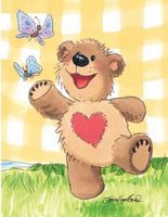 Suzy's Note Card Collection Stationery, Boof and The Butterflies - 10854