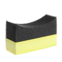 Forgun Car Professional Tyre Tire Dressing Applicator Curved Foam Sponge Pad