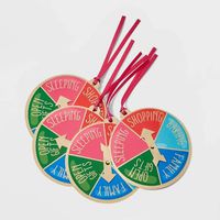 Wondershop Die Cut Spin The Wheel Christmas Gift Tags-4 Count