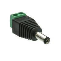 ACL DC Male Power Plug to 2 Pin Terminal (Screw Down) Adapter, 10 Pack