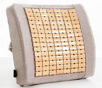 Klumart Lumbar Support, Comfortable and Adjustable Breathable Black Mesh Back Cushions for Any Car Seat, D