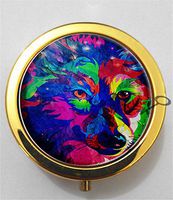 BlackKey Different Animals 3-Compartment Decorative Pocket Gift Box Case Organizer for Pill, Color 2 -1918