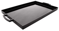 Zak Designs 19.5in x 11.5in Large MeeMe Serving Tray, Black LT