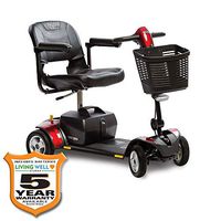 Pride Go-Go LX CTS Suspension 4-Wheel Scooter 18AH Battery