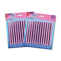 SANI 360° Sani Sticks Drain Cleaner and Deodorizer | Non-Toxic, Enzyme Formula to Eliminate Odors and Helps Prevent Clogged Drains | Septic Tank Safe | 24 Pack, Rose Scent