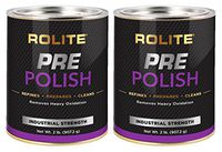 Rolite Pre-Polish (2lb) for Heavily Oxidized, Stained, Discolored and Corroded Metal, Clear Coated and Gel-Coated Surfaces 2 Pack