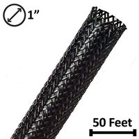 Electriduct 1" Gorilla Sleeve Expandable Flexible Heavy Duty UV Resistant Nylon Braid Sleeving - 50 Feet
