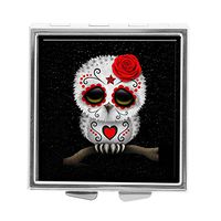 LCTCKP Sugar skull owl Custom Fashion Hot Seller Shaped Pill Box Decorative Metal West Pill Container Box