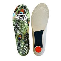 Shred Soles Full Length Skate Lite Impact Absorbing Comfortable Insoles (Men 5-9 Women 6-11)