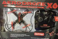 Tech Toyz AERODRONE X6 Wireless Indoor/outdoor Quadcopter Drone