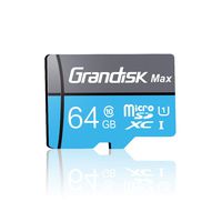 64GB Grandisk Micro SDXC Card with Adatper, UHS-I Class 10 Select High-Performance TF Memory Card (Max Series)