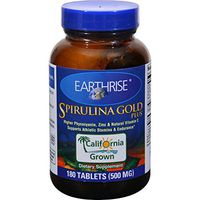 Earthrise Spirulina Gold Plus - 180 Tablets (Pack of 3)