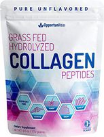 Grass Fed Collagen Peptide Protein Powder - Support Joints, Hair, Skin & Nail Health - 100% Pure, Unflavored & Hydrolyzed - Paleo & Keto Friendly Supplement For Men & Women - Non GMO Gluten Free, 6 oz