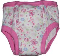 Baby Pants Adult - My First Training Pants - 3XL Pink Butterflies