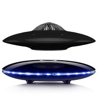 NFY Maglev UFO Sound Subwoofer Suitable Microphone Magnetic Levitation LED Flash Bluetooth Speaker Wireless Floating Rechargeable