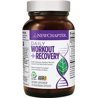 New Chapter Pre Workout, During Workout & Post Workout Supplement - Daily Workout + Recovery for Everyday Fitness - 30 Vegetarian Capsules