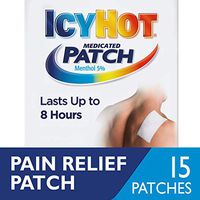 Icy Hot Extra Strength Medicated Patch, Small, 5-Count Boxes (Pack of 3)